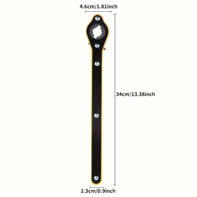 Universal Smart Wrench – Long Handle, 360° Forward & Reverse