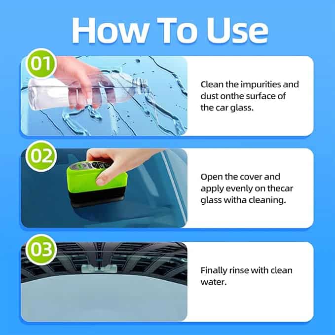 Car Glass Cleaner Polish