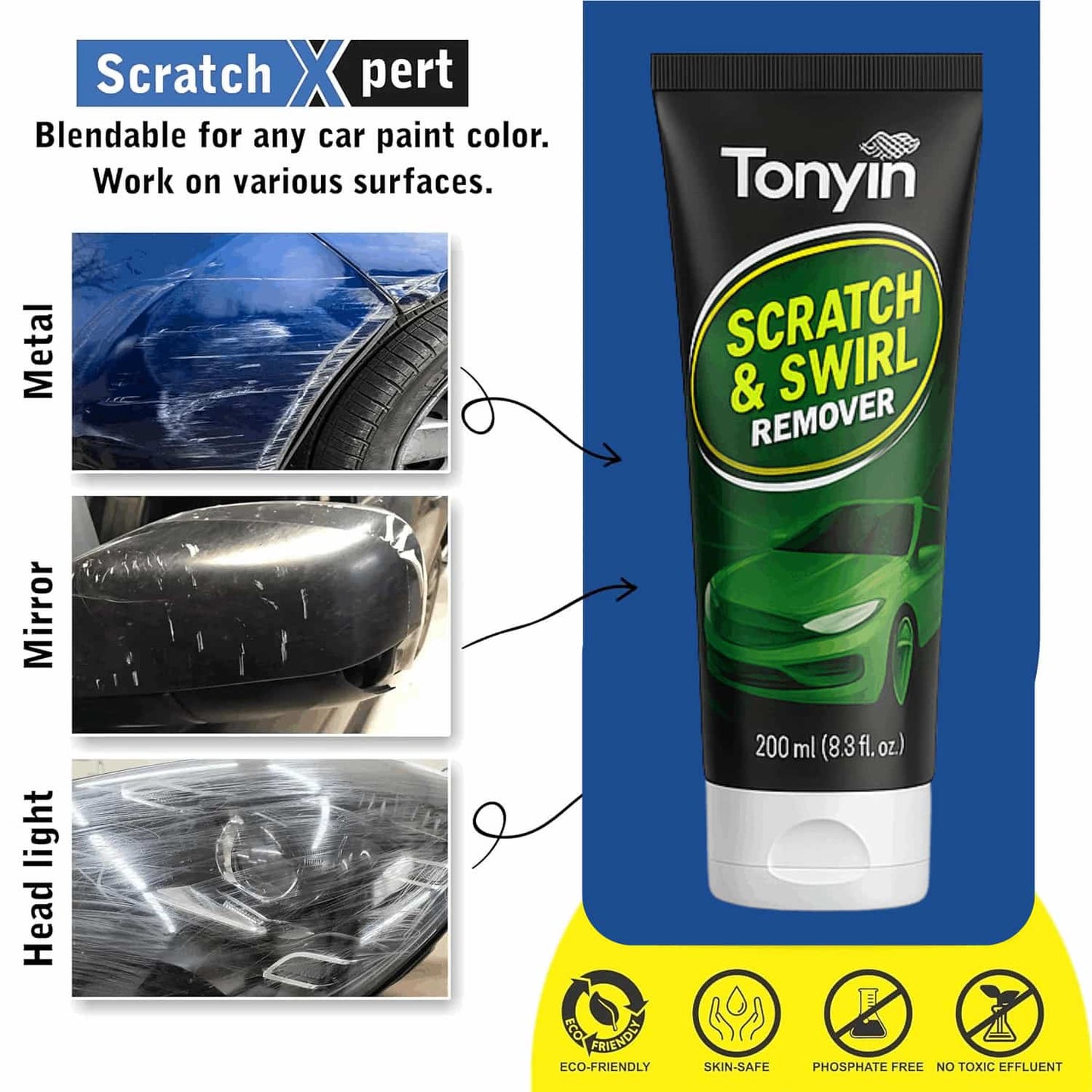 Car Scratch & Swirl Remover – 200ml